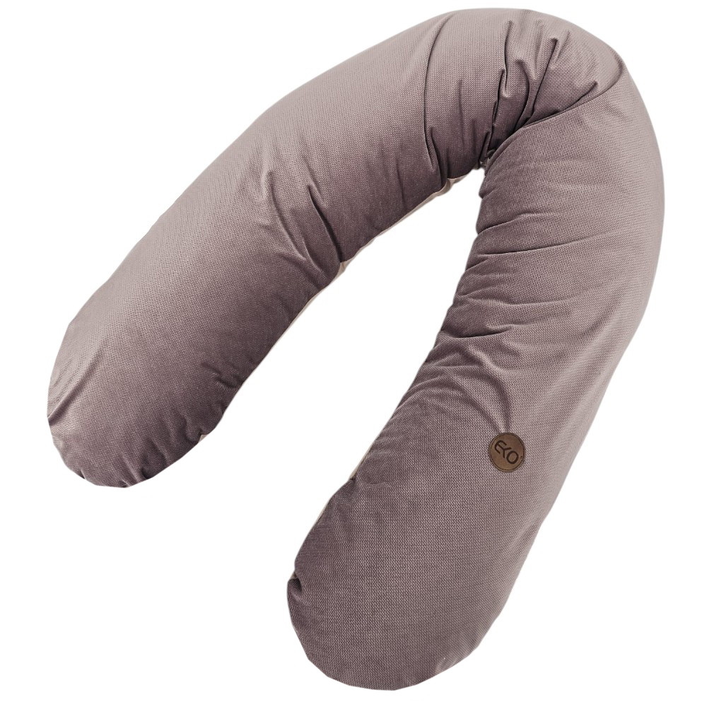 EKO Vankúš na dojčenie bavlnený Velvet Dark Pink 180cm