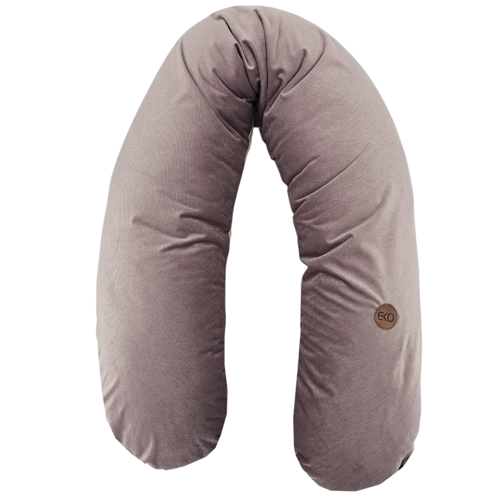 EKO Vankúš na dojčenie bavlnený Velvet Dark Pink 180cm