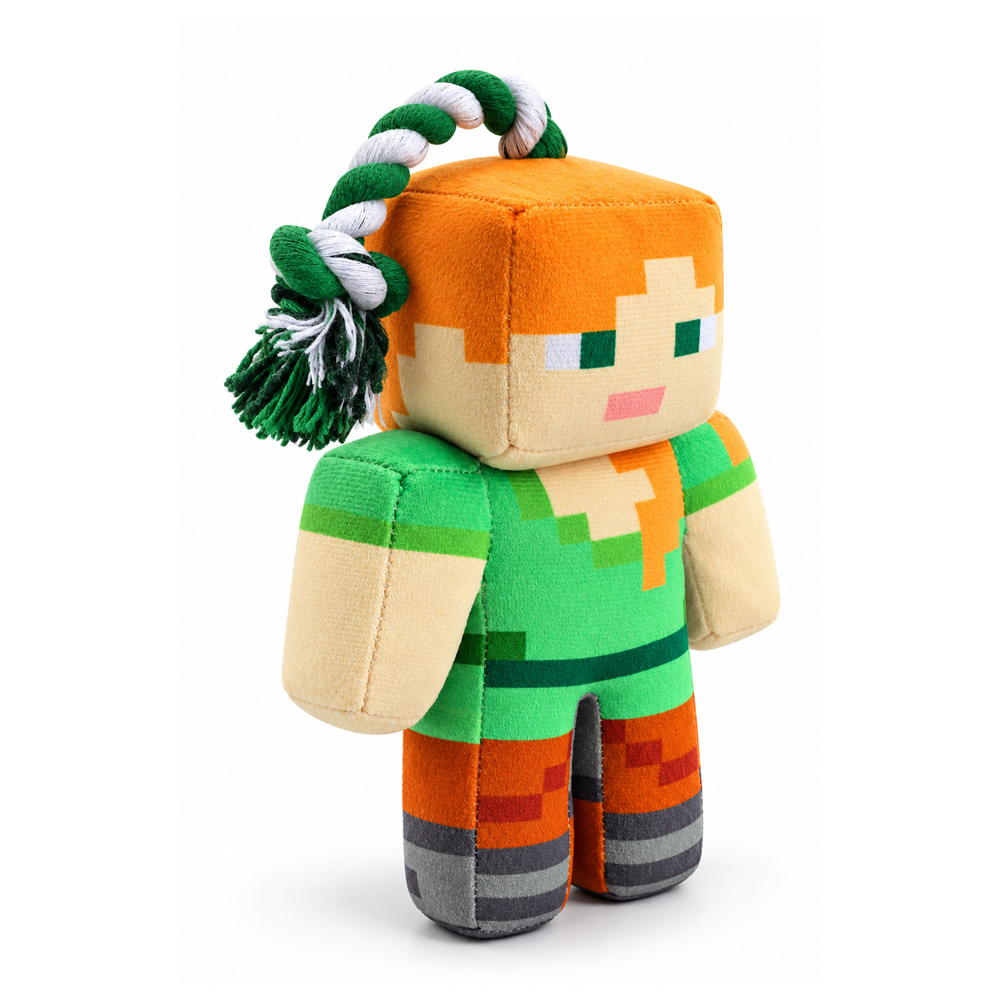 MINECRAFT Hračka pre psov s lanom Alex