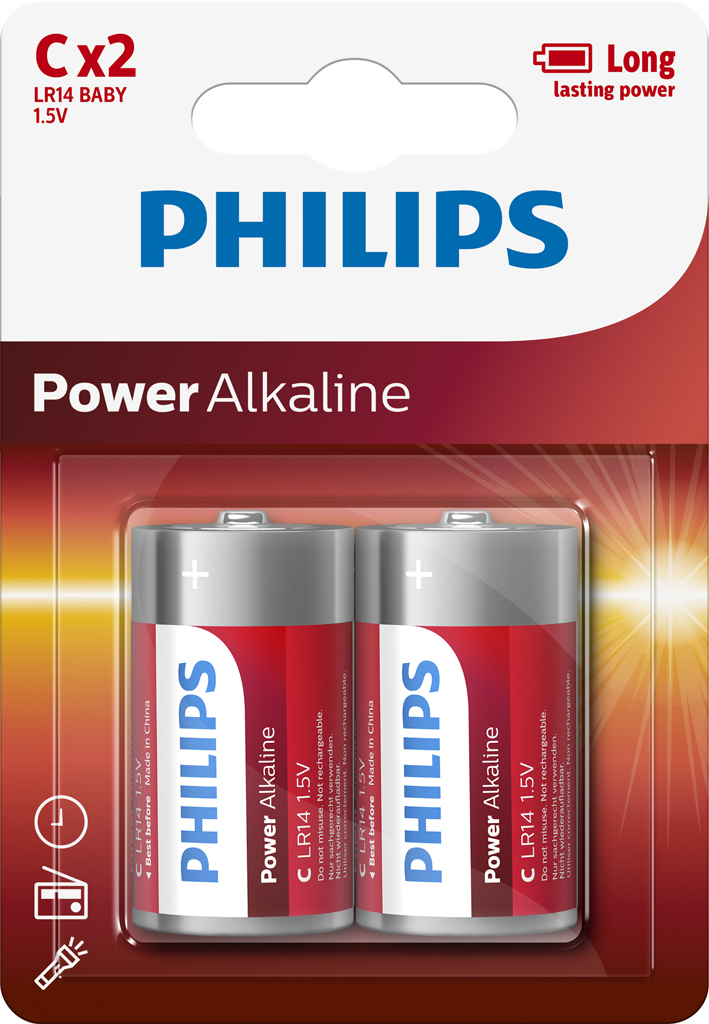 PHILIPS Batérie LR14P2B/10