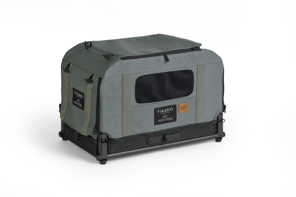 FIKAGO Skladacia kennel prepravka Queen XS Green