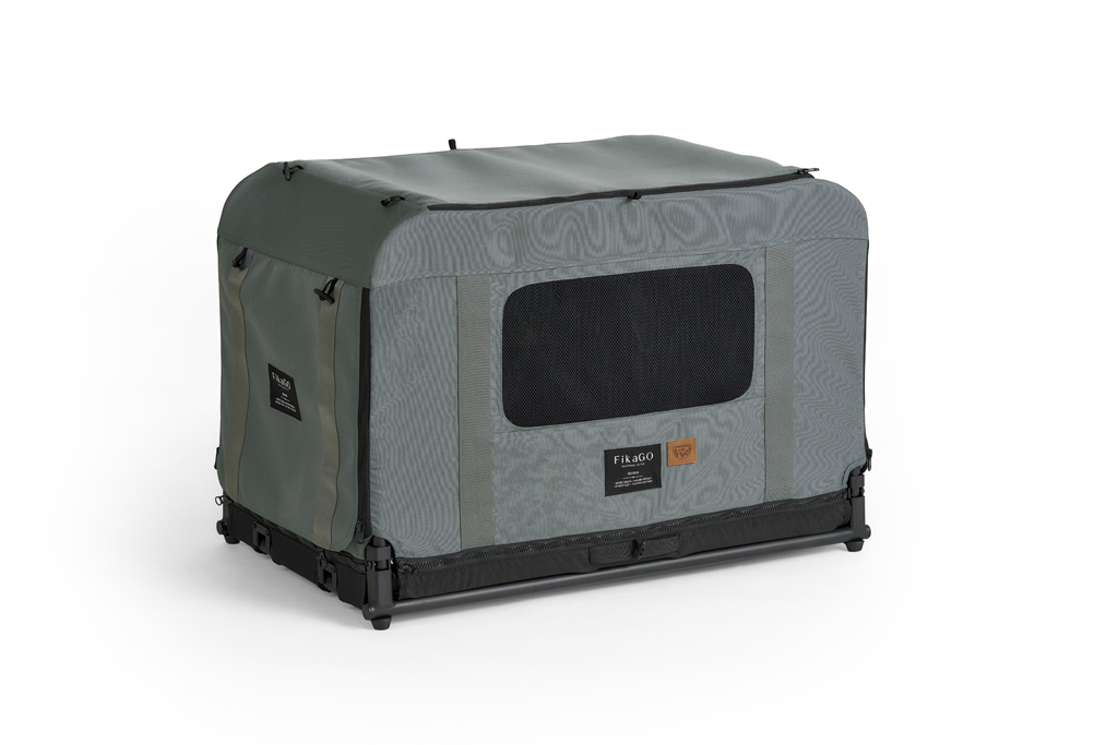 FIKAGO Skladacia kennel prepravka Queen M Green