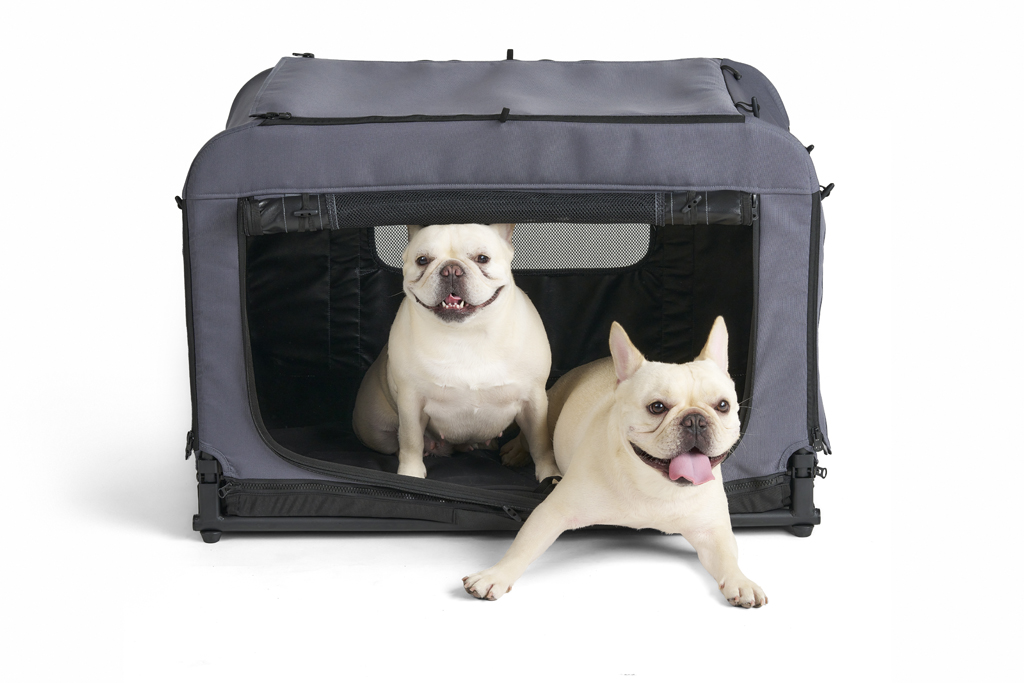 FIKAGO Skladacia kennel prepravka Queen M Green