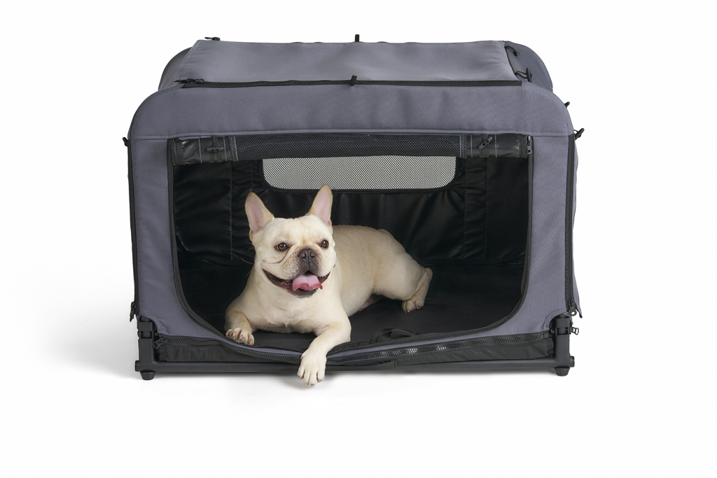 FIKAGO Skladacia kennel prepravka Queen M Green