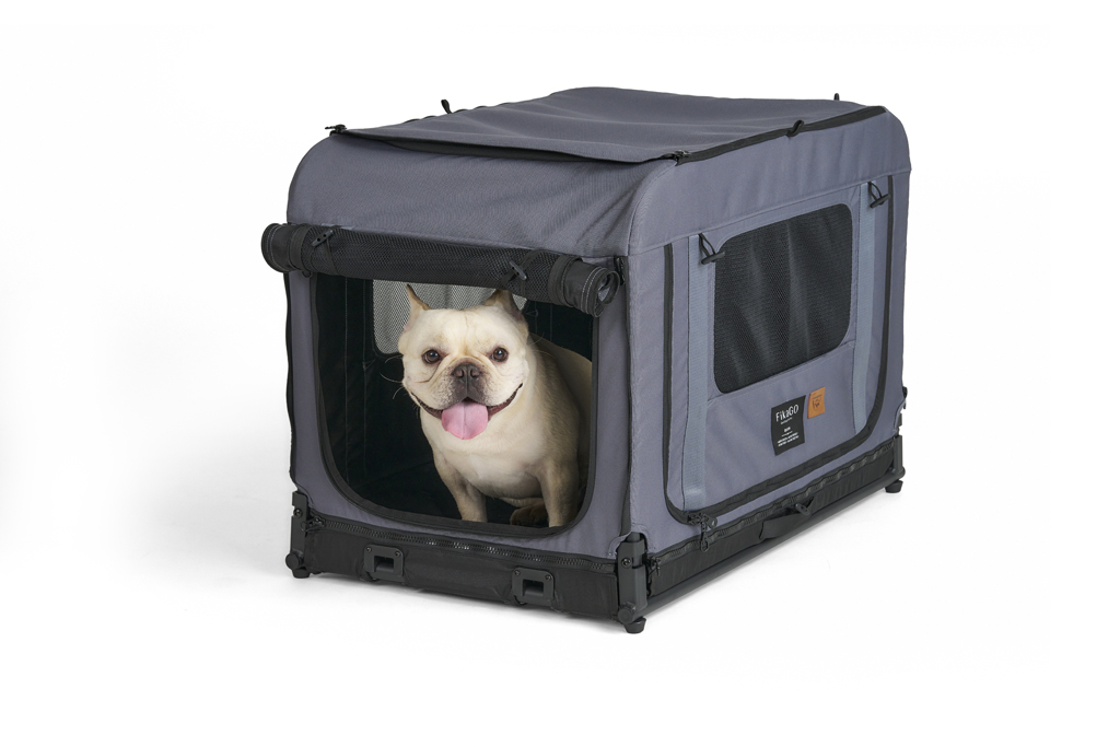 FIKAGO Skladacia kennel prepravka Queen M Green