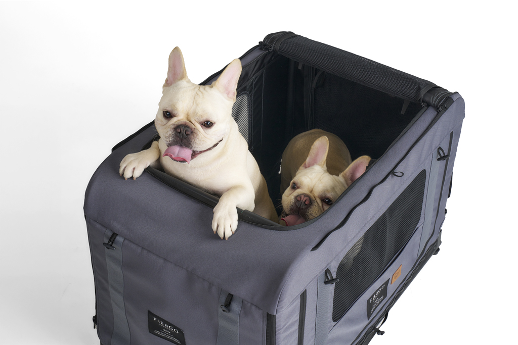 FIKAGO Skladacia kennel prepravka Queen M Green