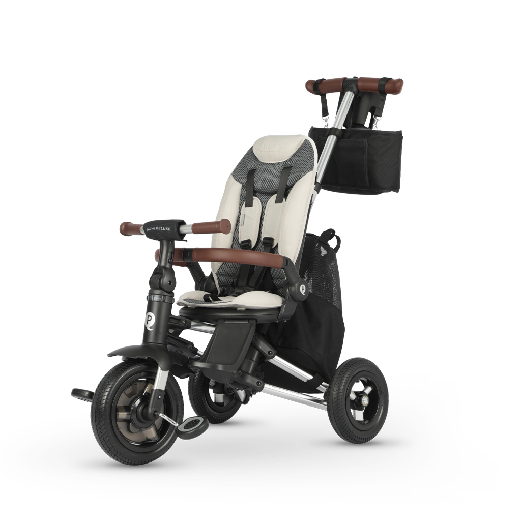 QPLAY Trojkolka Nova Deluxe 5v1 Beige, 10-72 mesiacov