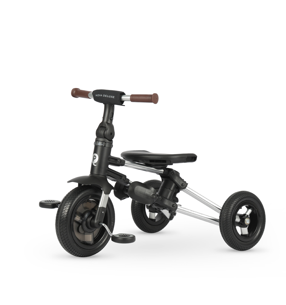 QPLAY Trojkolka Nova Deluxe 5v1 Grey, 10-72 mesiacov