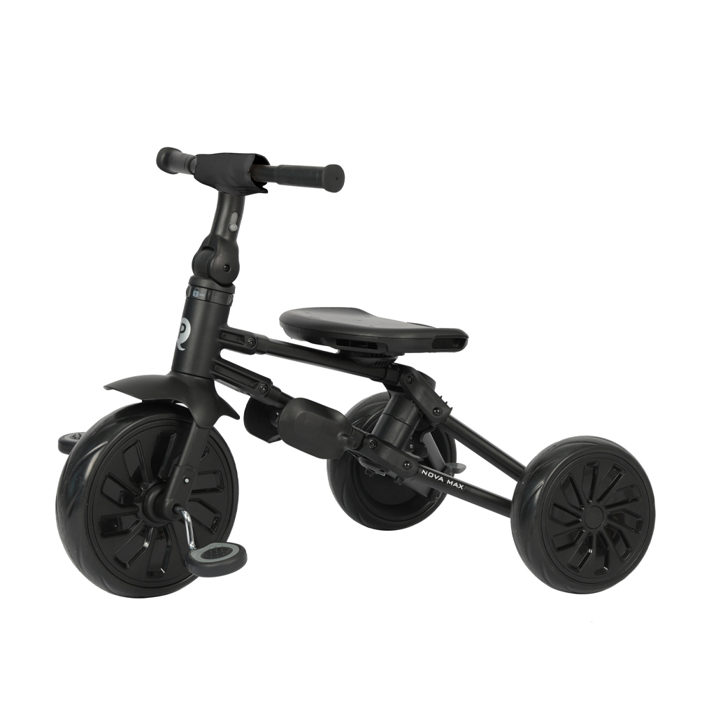 QPLAY Trojkolka Nova Max 5v1 Black, 10-72 mesiacov