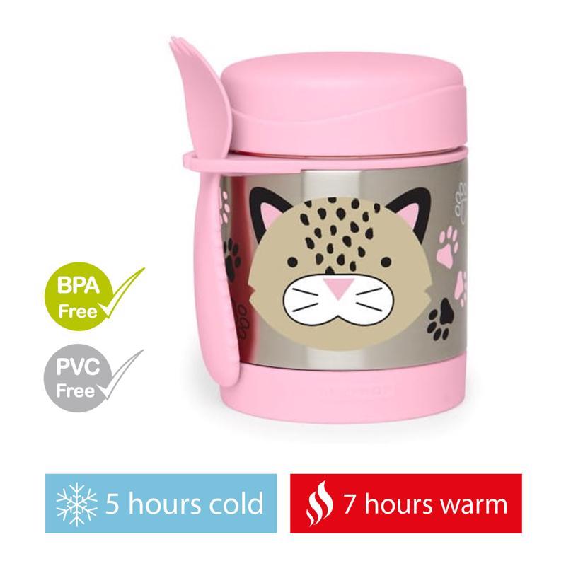 Zoo Termoska na jedlo s lyžičko/vidličkou Leopard 325ml, 12m+