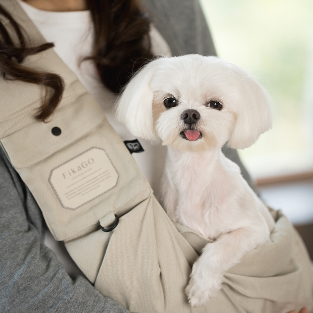 FIKAGO Nosič pre psov SLING Soft Pebble