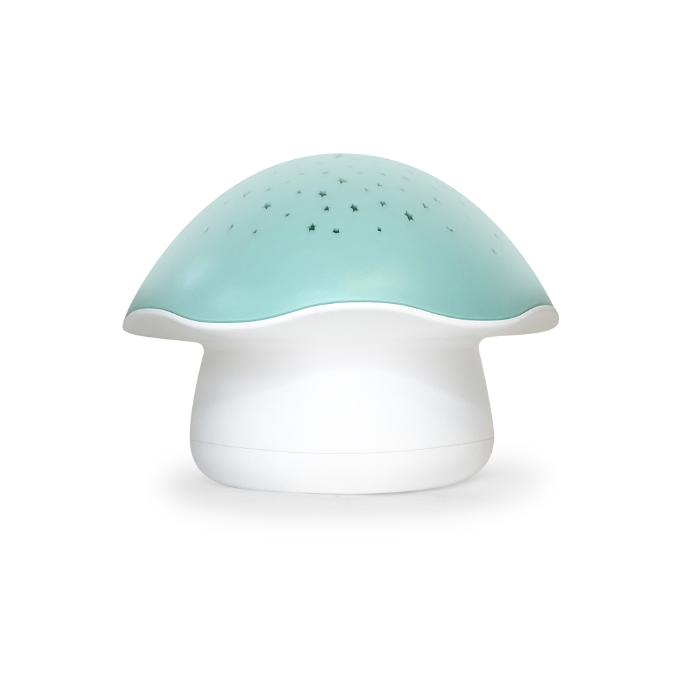 PABOBO Projektor nočnej oblohy s bielym šumom a senzorom plaču Star Mushroom Blue