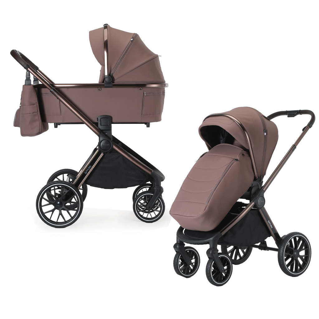 ADAMEX Kočík kombinovaný Spark 12 Chocolate Truffle