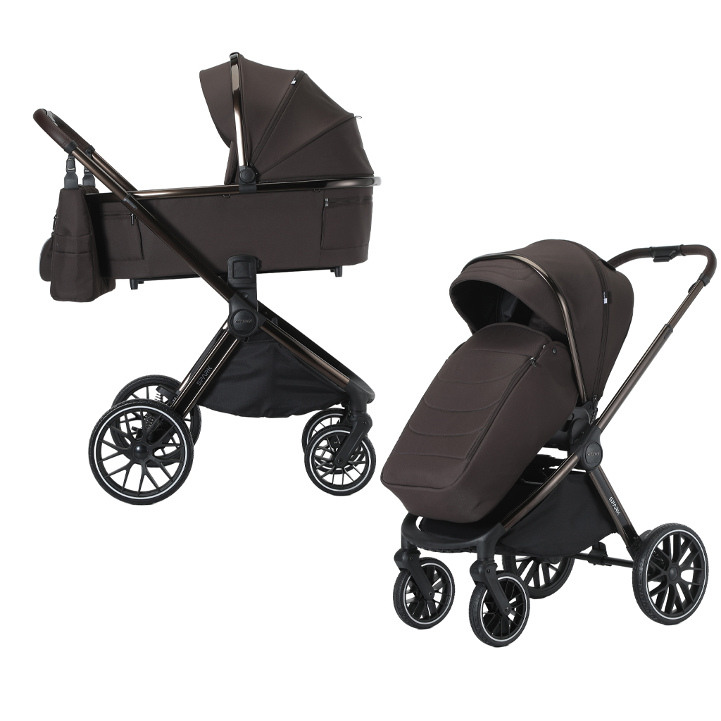ADAMEX Kočík kombinovaný Spark 13 Chocolate Brown
