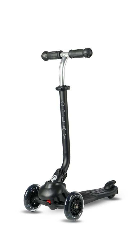 QPLAY Kolobežka Sema Pro Black, 5 v 1, s LED kolečky, věk 1-6 let