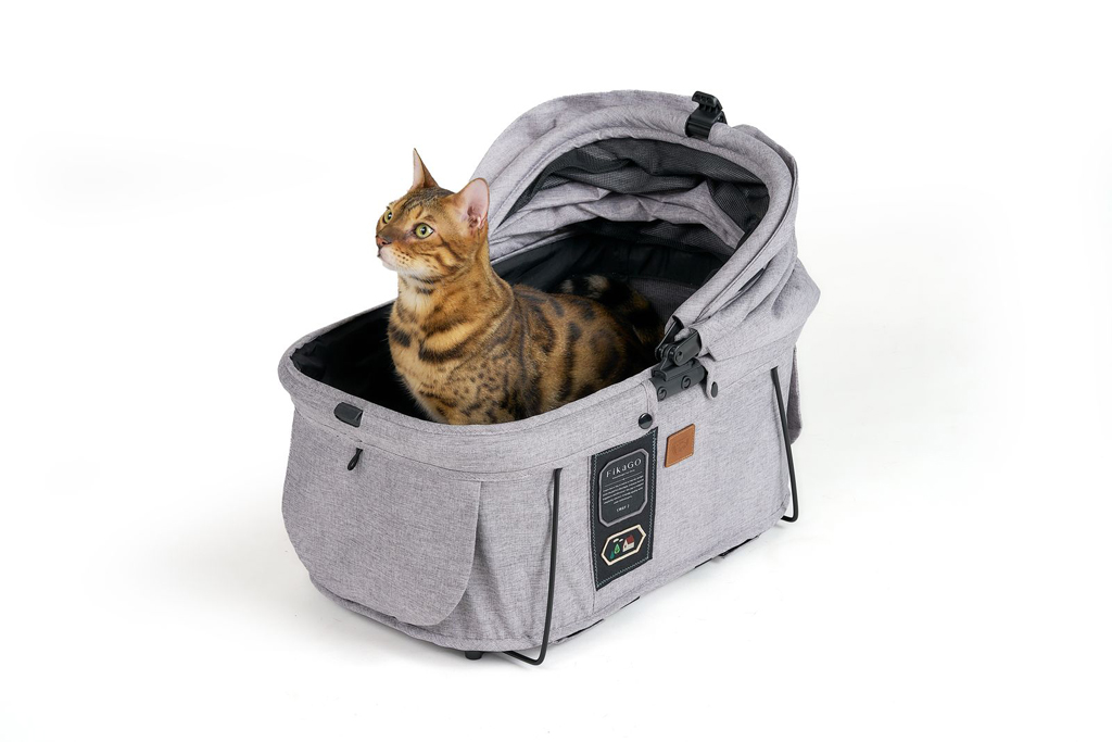 FIKAGO Nosič pre psov a mačky Sway2 Grey Husky