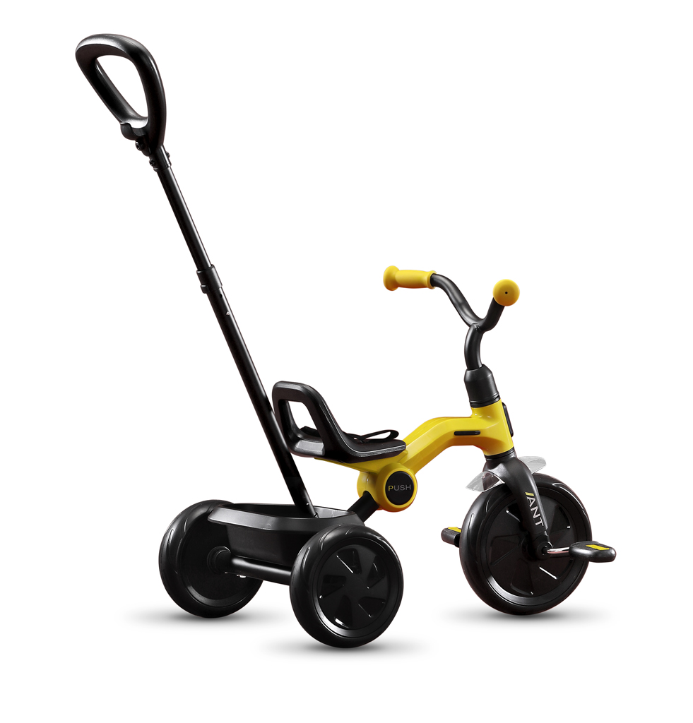 QPLAY Tříkolka Ant Plus Yellow, věk 2-6 let