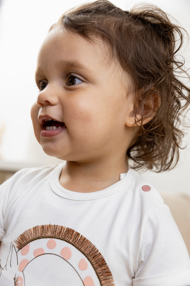 DIRKJE Tričko kr. rukáv tm. biela dievča veľ.74