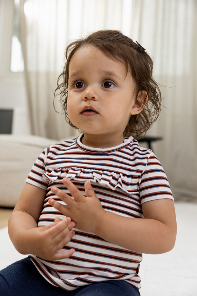 DIRKJE Šaty kr. rukáv biela dievča veľ.98