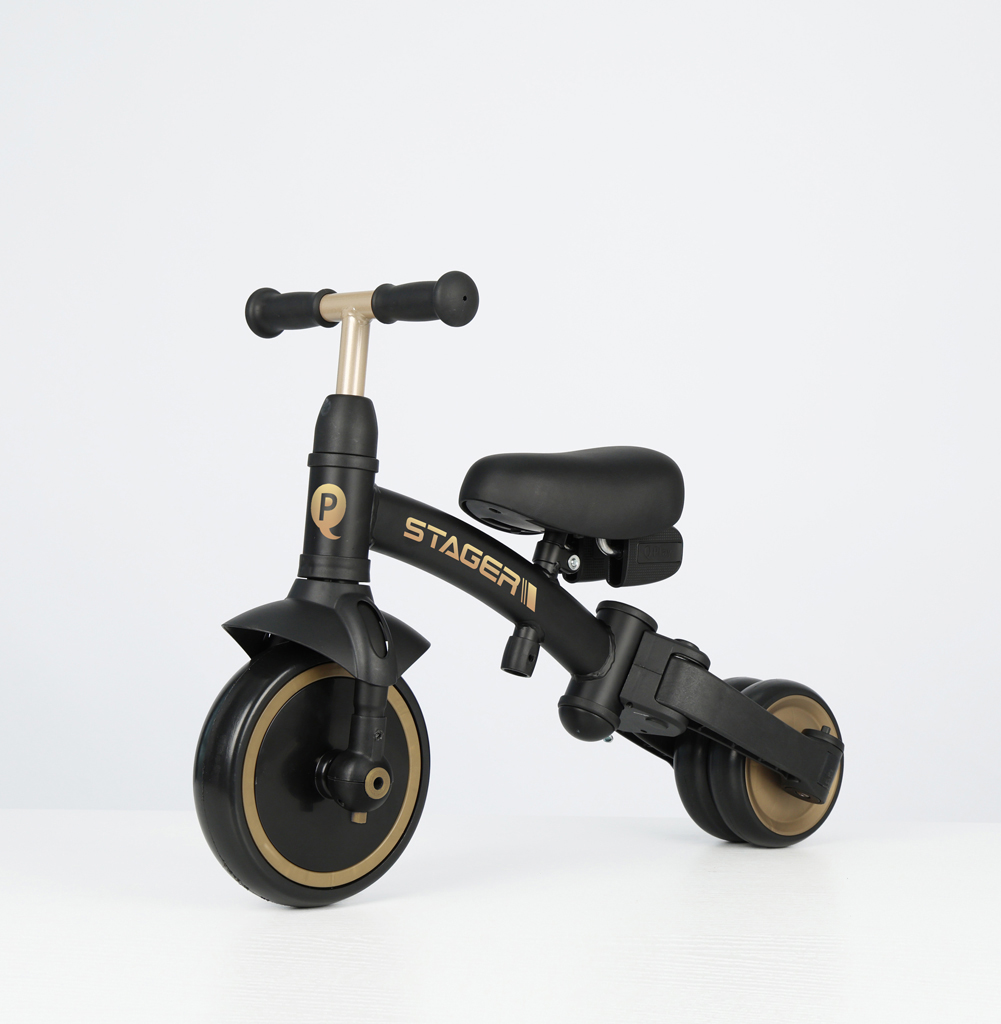 QPLAY Trojkolka Stager 3v1 Platinum, 2-6 rokov
