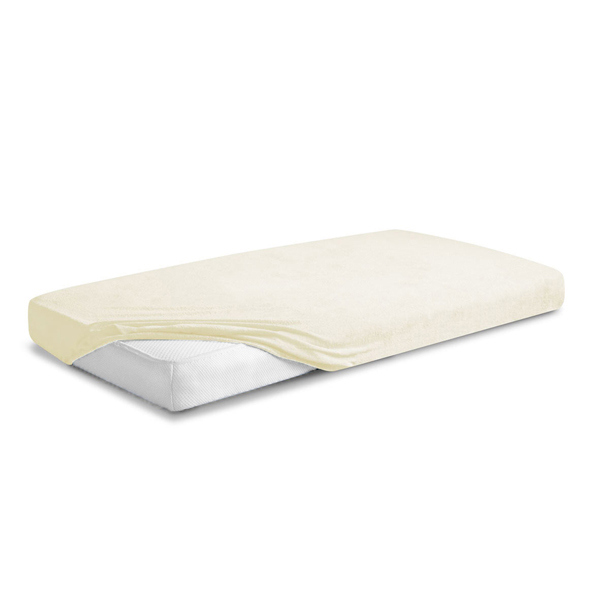 BABYMATEX Plachta napínacia froté Premium 70x140cm ecru
