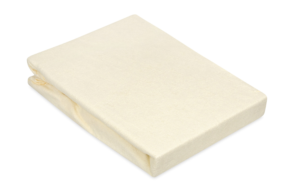 BABYMATEX Plachta napínacia froté Premium 70x140cm ecru