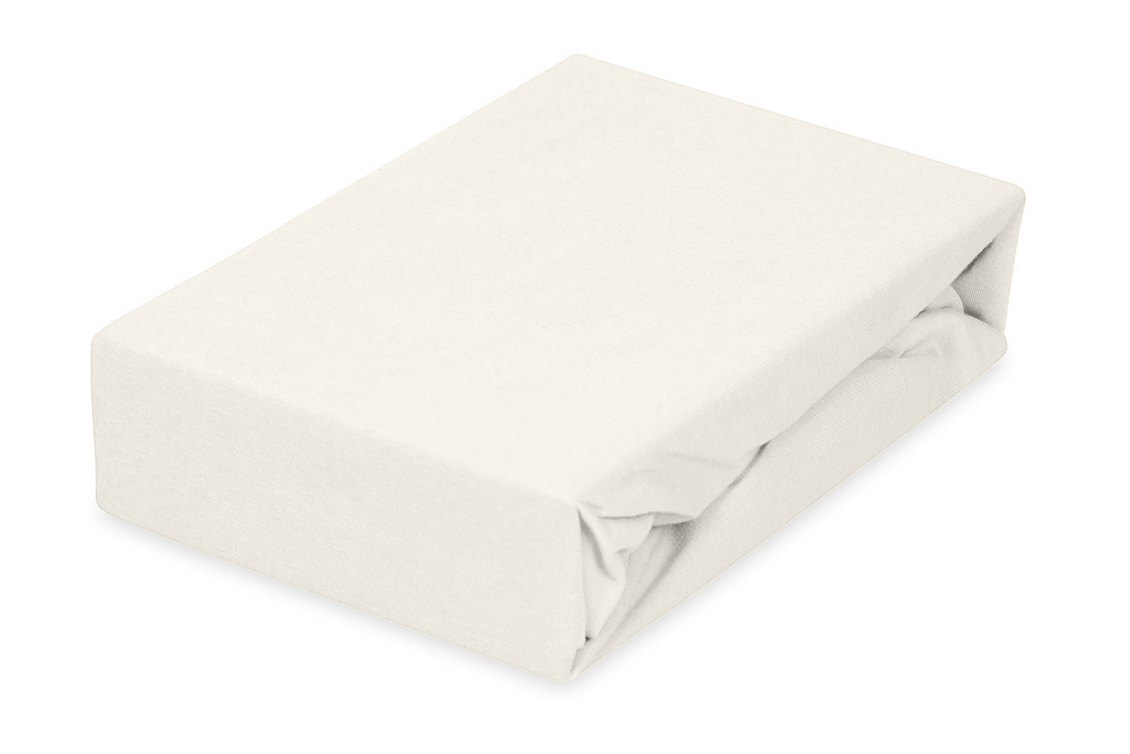 BABYMATEX Prostěradlo napínací Jersey 60x120cm ecru, slonová kost