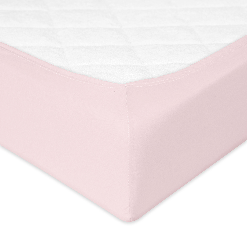 BABYMATEX Prostěradlo napínací Jersey 60x120cm starorůžové