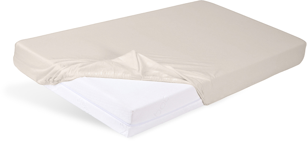 BABYMATEX Plachta napínacia Jersey 60x120cm svetlo béžová