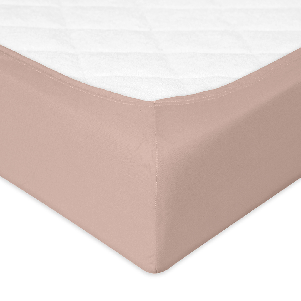 BABYMATEX Prostěradlo napínací Jersey 60x120cm světle hnědé