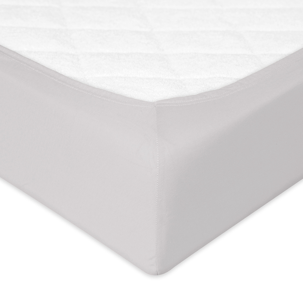 BABYMATEX Prostěradlo napínací Jersey 60x120cm světle šedé