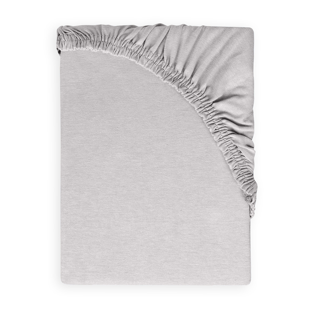 BABYMATEX Prostěradlo napínací Jersey 60x120cm světle šedé