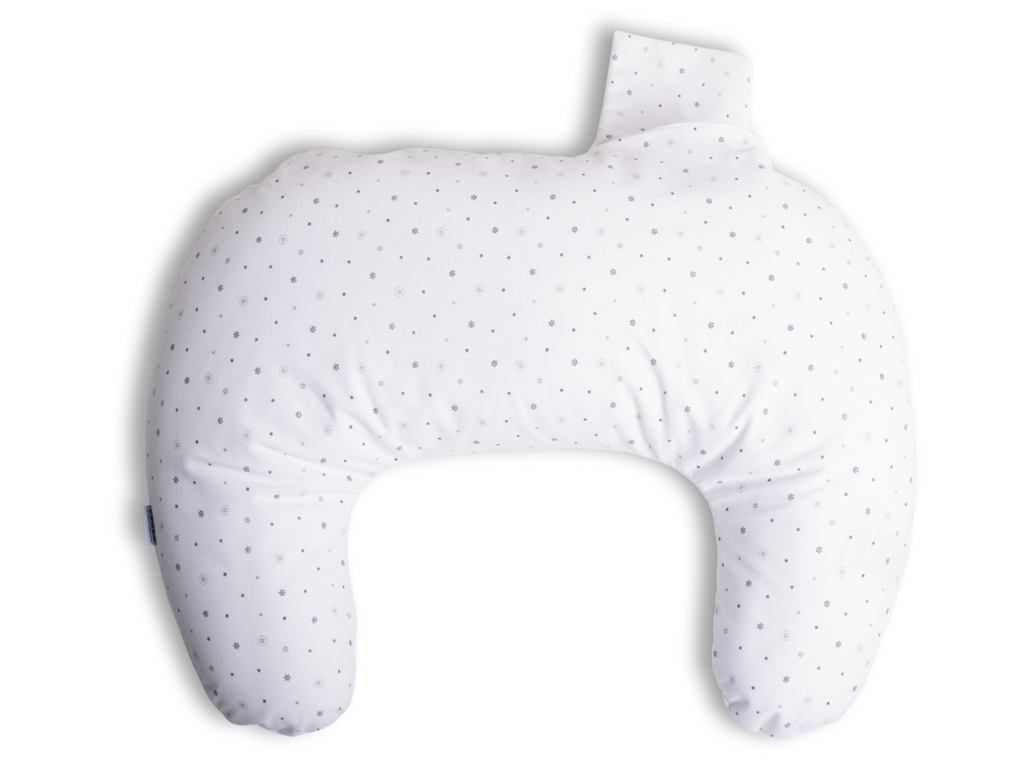 BABYMATEX Vankúš na dojčenie polohovací miniRelax Jersey 150cm Hviezdičky