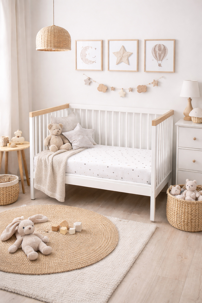 BABYMATEX Prostěradlo napínací Jersey 60x120cm Hvězdičky