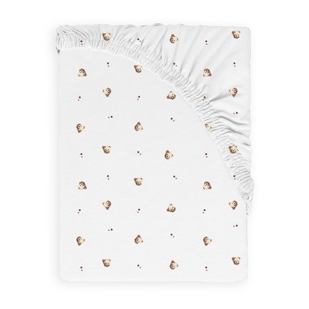 BABYMATEX Prostěradlo napínací Jersey 60x120cm Medvídek
