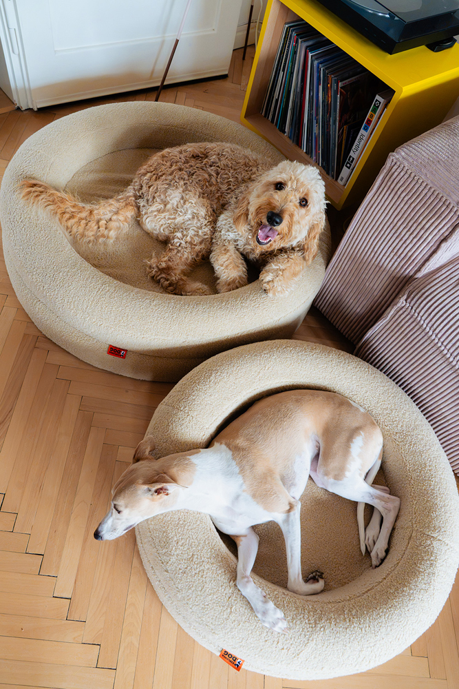 EXPLORER DOG Pelech ortopedický Dognut S/M 76 cm Sandy Beige