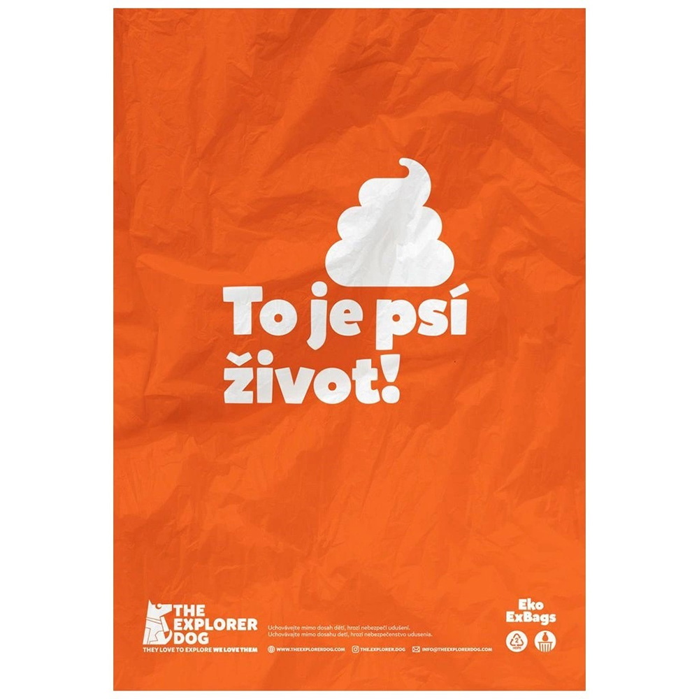 EXPLORER DOG Sáčky recyklované na psie exkrementy 48x15 ks (720 ks)