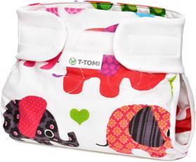 T-TOMI Nohavičky abdukčné ortopedické (3-6 kg) - pink elephants,  V002583