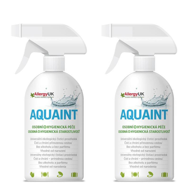 2x AQUAINT 100% ekologická čisticí voda 500 ml