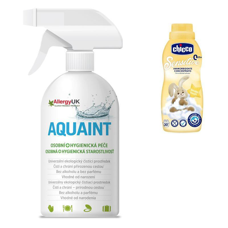CHICCO Aviváž koncentrovaná Jemný dotyk, 750 ml + AQUAINT 500 ml