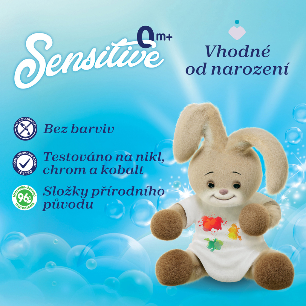 CHICCO Prací gél Baby Sensitive 1,5 l + Odstraňovač škvŕn Sensitive 500 ml