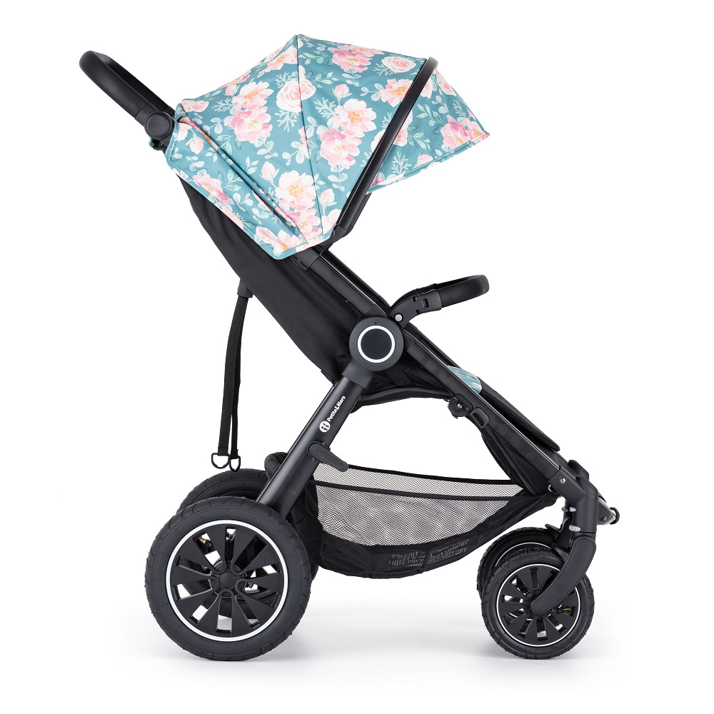 PETITE&MARS Kočárek Street+ Air Black Limited 100 Roses