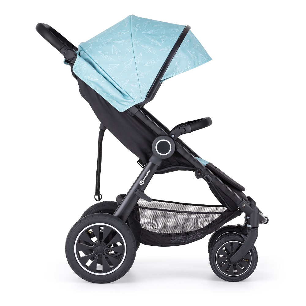 PETITE&MARS Kočík Street+ Air Black Limited 100 Airplane