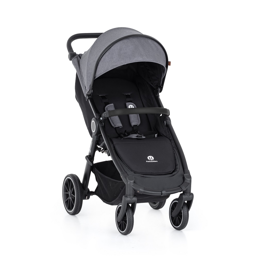 PETITE&MARS Kočík športový Street+ RWS Black Ultimate Grey 2