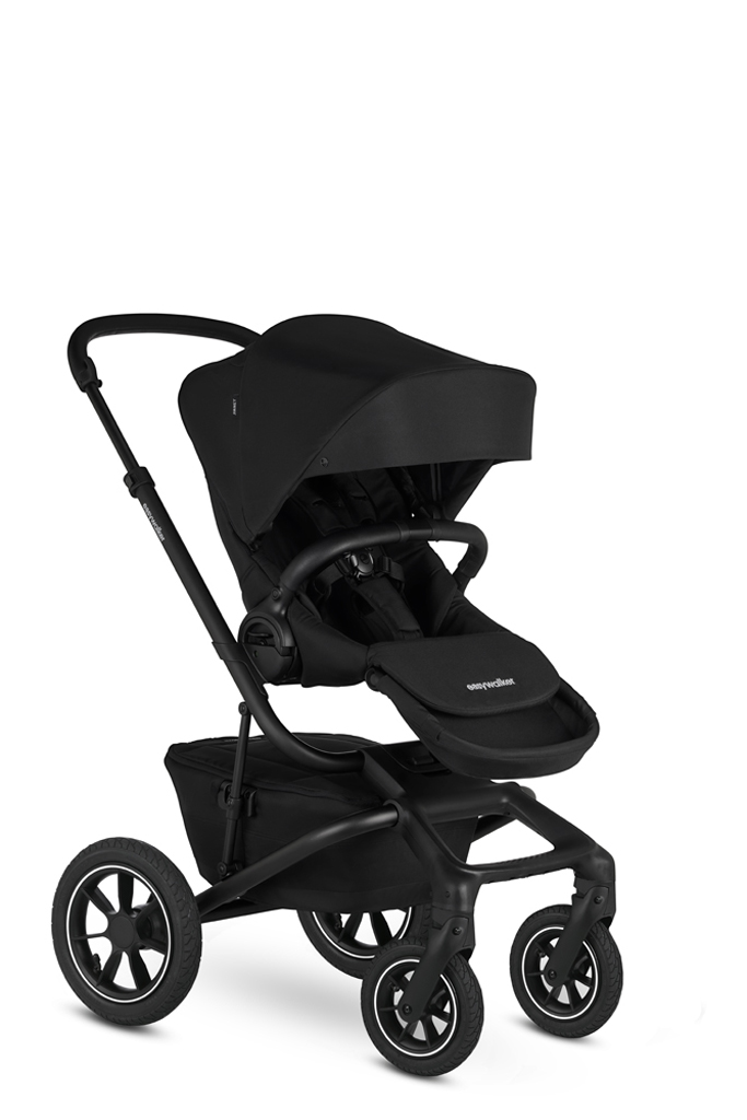 EASYWALKER Kočík kombinovaný Jimmey 2v1 Pepper Black LITE AIR