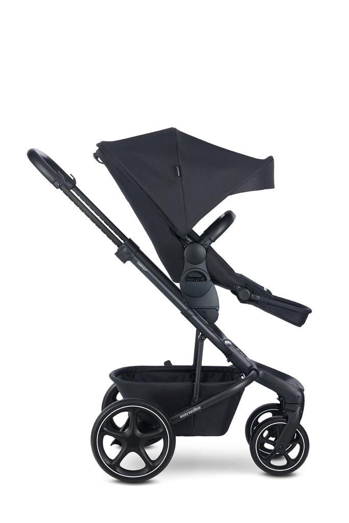 EASYWALKER Kočík kombinovaný Harvey⁵ 2v1 Midnight Black LITE RWS