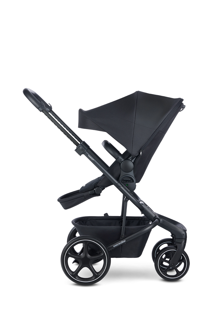 EASYWALKER Kočík kombinovaný Harvey⁵ 2v1 Midnight Black LITE RWS