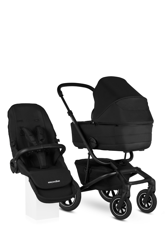 EASYWALKER Kočík kombinovaný Jimmey Pepper Black XXL AIR + RWS + Jackey Forest Green