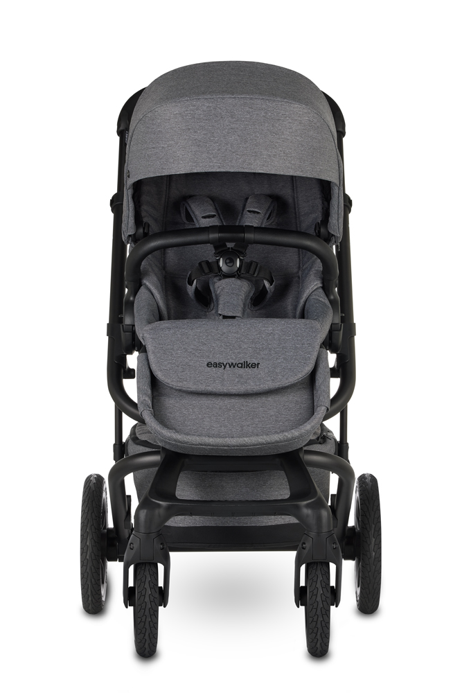 EASYWALKER Kočík kombinovaný Jimmey Iris Grey XXL AIR + RWS + Jackey Shadow Black