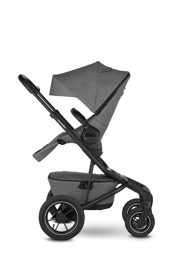 EASYWALKER Kočík kombinovaný Jimmey Iris Grey XXL AIR + RWS + Jackey Shadow Black